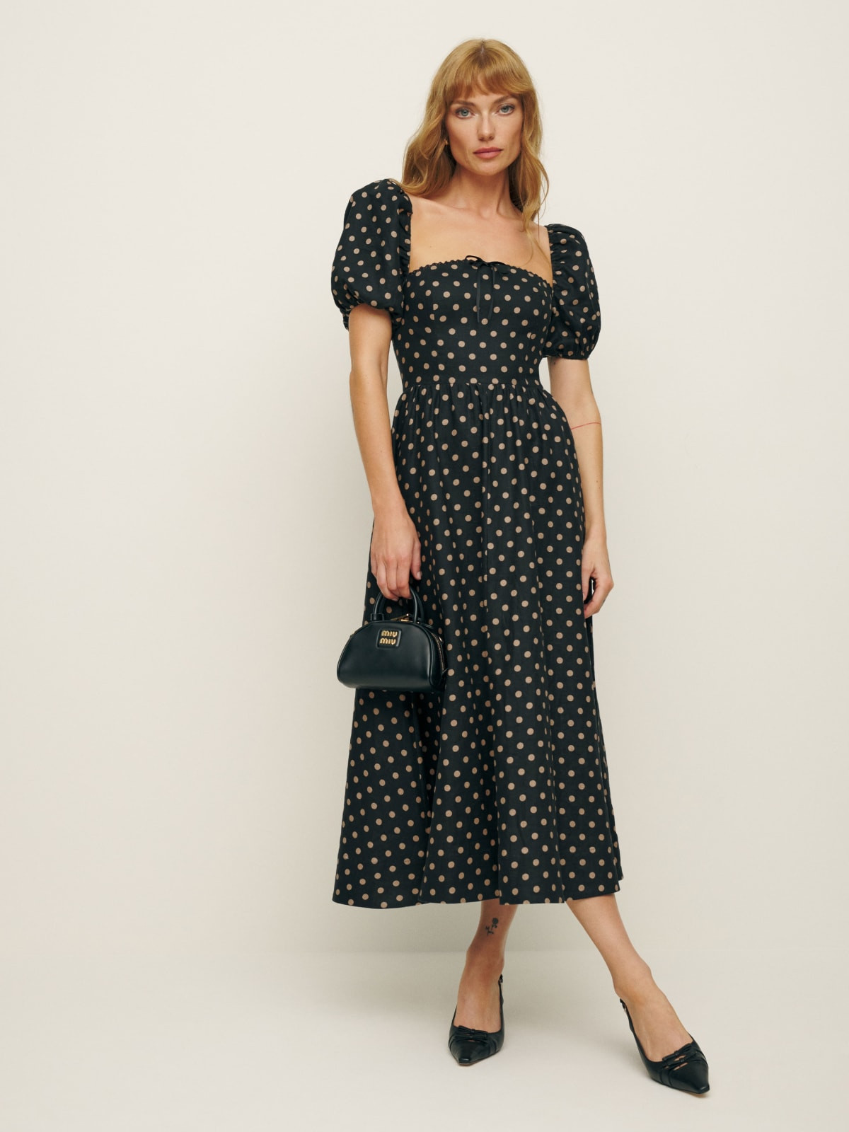 Marella Linen Dress | Reformation (Global)