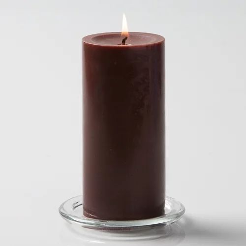 Richland Pillar Candle 3" x 6" Brown | Walmart (US)