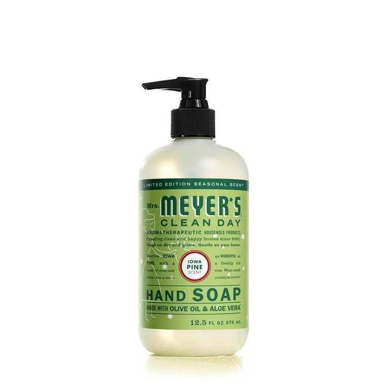 Mrs. Meyer's Clean Day Liquid Hand Soap, Iowa Pine Scent, 12.5 Ounce Bottle | Walmart (US)