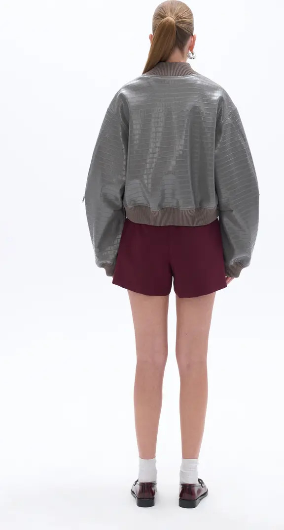 Faux Leather Bomber Jacket | Nordstrom