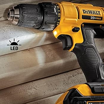 Amazon.com: DEWALT 20V Max Cordless Drill Combo Kit, 2-Tool (DCK240C2),Yellow/Black Drill Driver/... | Amazon (US)