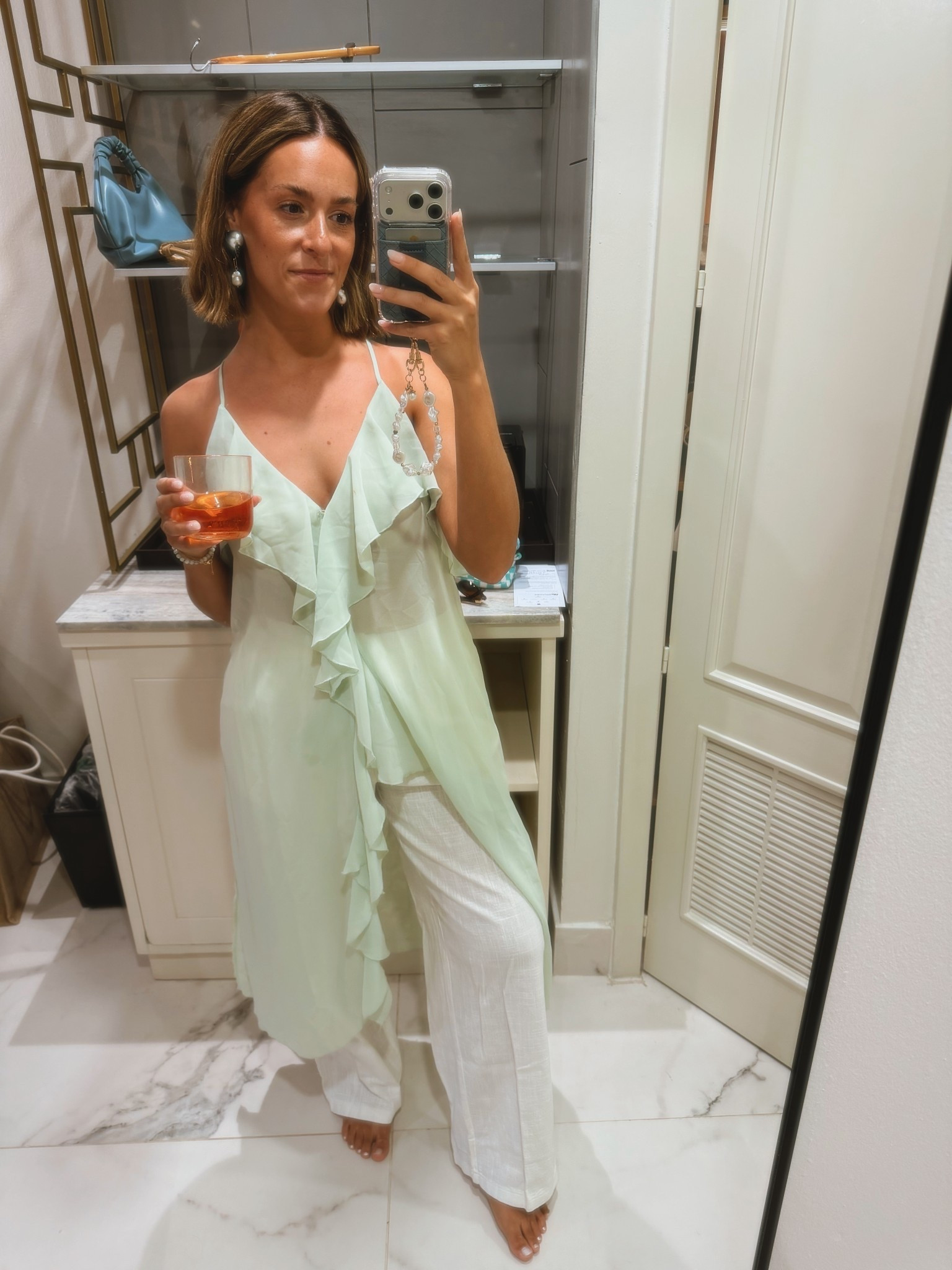 The hair chop makes the outfit IMO ✂️

My top is from Nuuly!!