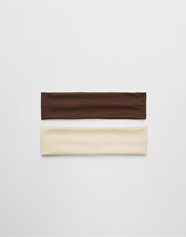 OYSHO Faux-shearling-style ear muffs in mole | ASOS | ASOS (Global)