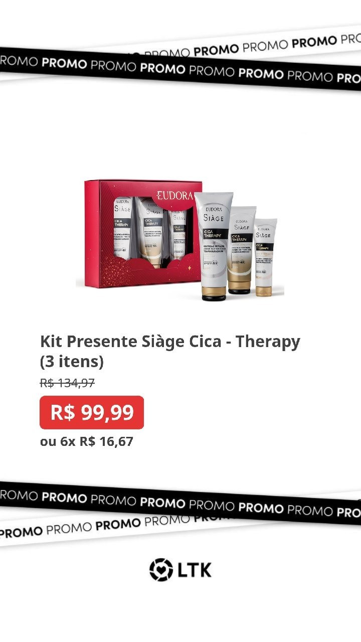 Uma verdadeira terapia capilar da Eudora, com caixa presenteavel 🥰Use o Cupom AMOSIAGE e tenha Frete grátis + 3 amostras de Siàge

#LTKbeauty #LTKbrasil #LTKsalealert