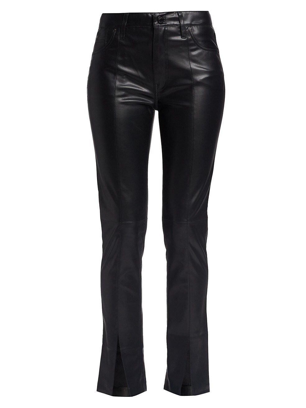 Barbara Skinny Split-Hem Vegan Leather Pants | Saks Fifth Avenue