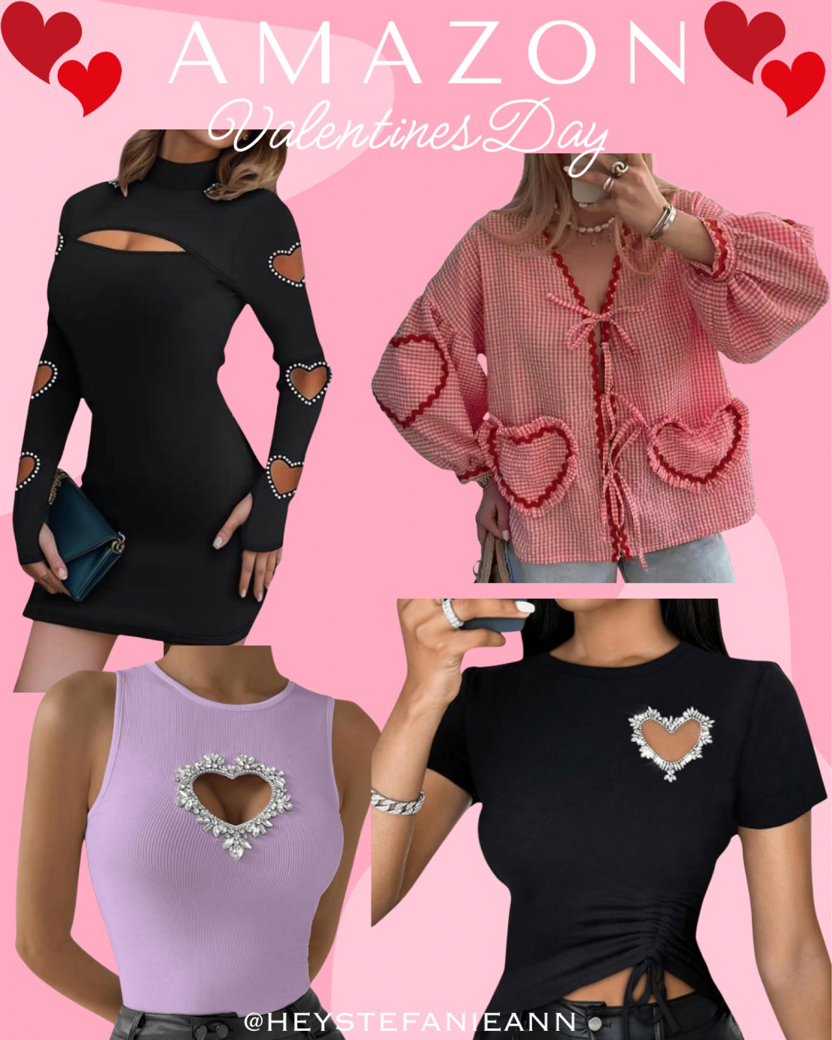 Valentines Day outfit ♥️

Valentine’s Day, amazon Valentine’s Day, heart top, Valentine’s Day dress, date night, gingham, gingham top, amazon purse, heart purse, heart handbag, Valentine’s Day top


#LTKFindsUnder50 #LTKSeasonal #LTKU