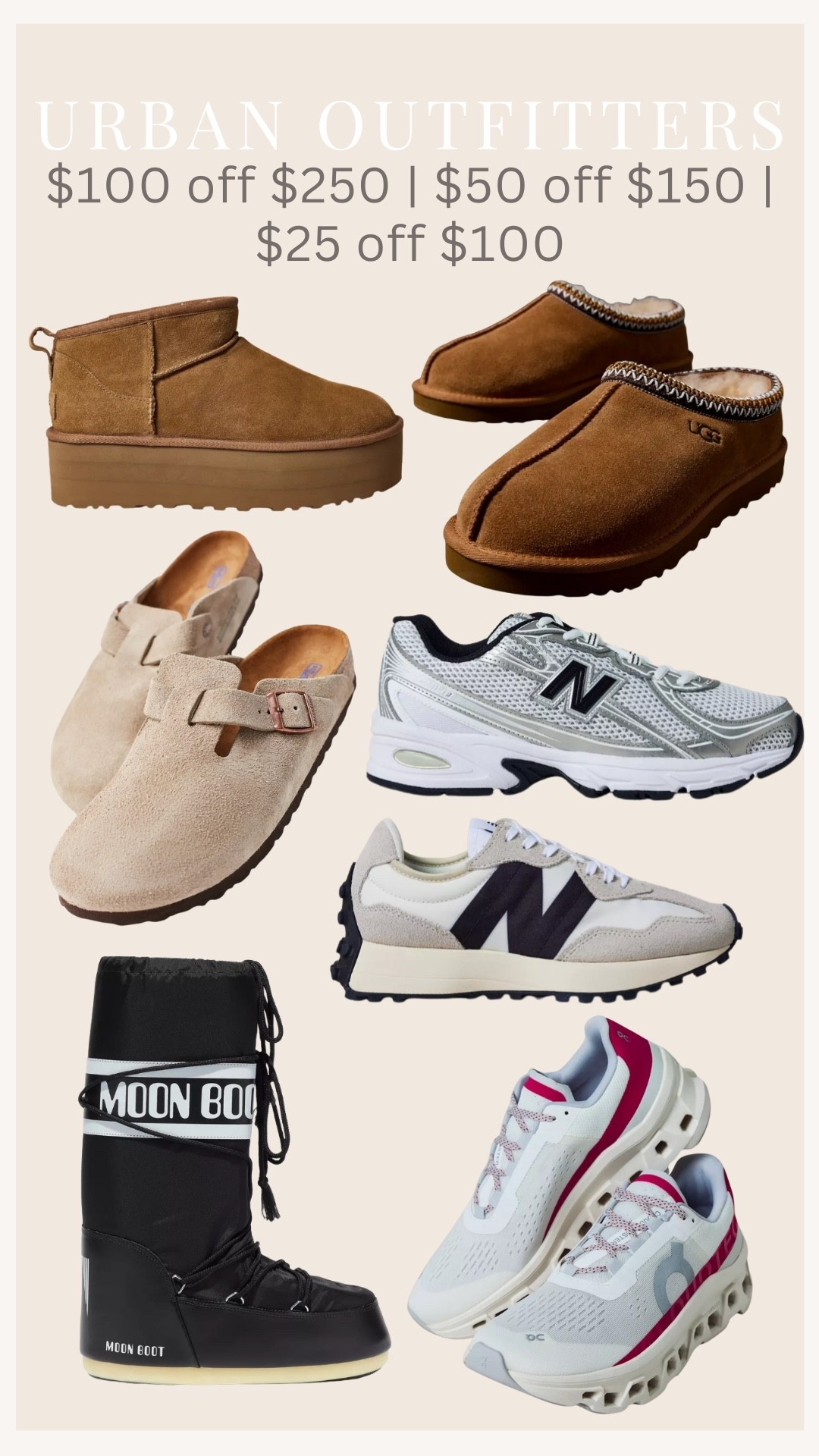 Huge sale at Urban Outfitters including designer shoes!

Ugg boots, Ugg slippers, new balance sneakers, snow boots

#LTKSaleAlert #LTKSeasonal