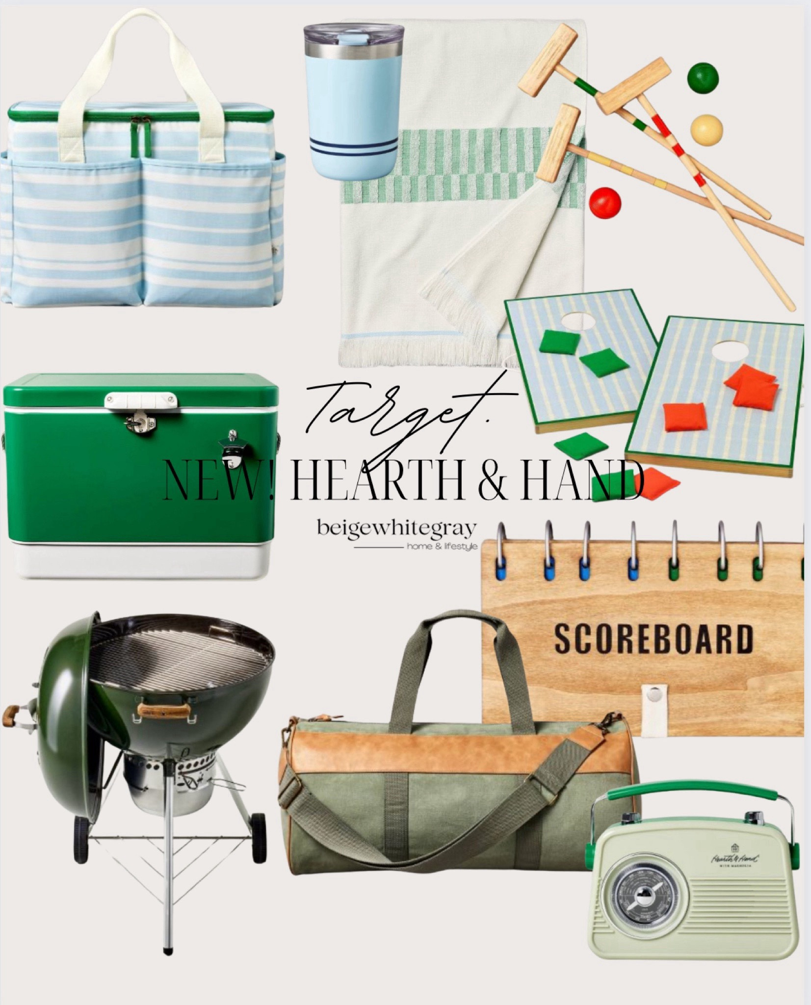 The new collection from hearth and had is here and it’s so cute and perfect for outdoor entertaining 

#LTKhome #LTKfindsunder100 #LTKSeasonal