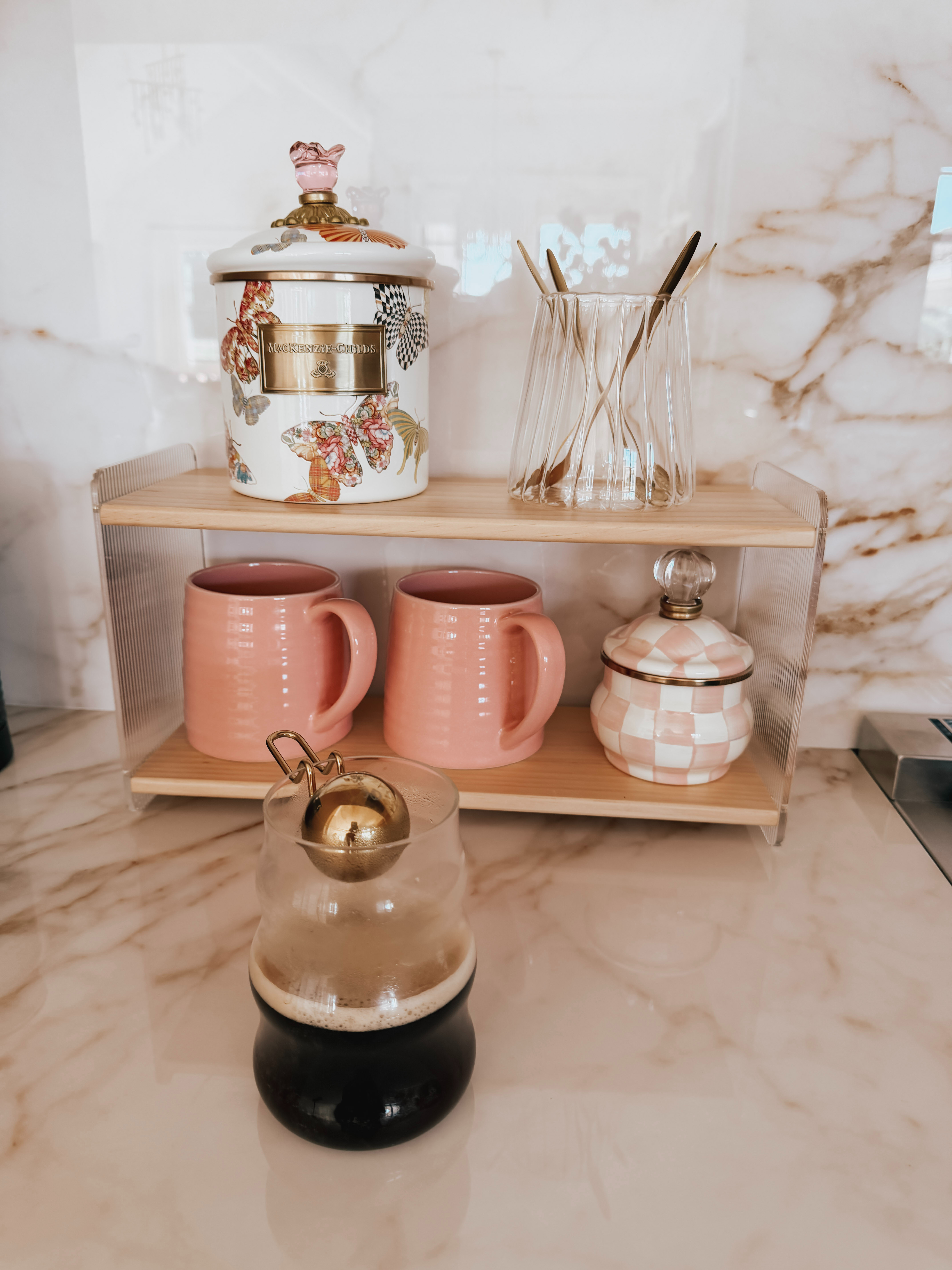 These chill balls make espresso or coffee without watering it down, so you can actually drink it right away while somehow making it taste even better. Perfect for iced coffee lovers!!! Also… what do we think about the wrinkle-free straw at the end?  

 #LTKmorningroutine #LTKOver40 #LTKHome