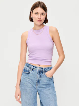 Snug Crop Tank Top | Old Navy (US)
