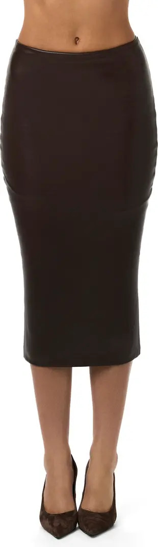 Faux Leather Midi Skirt | Nordstrom