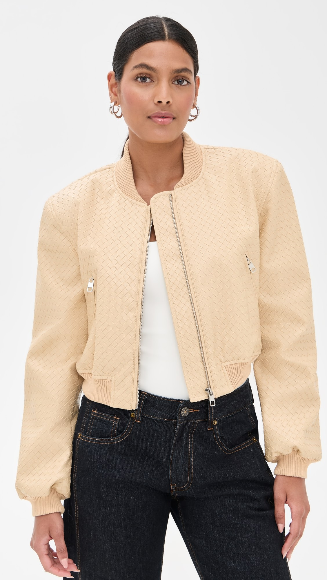 Allure Faux Leather Bomber Jacket | Shopbop