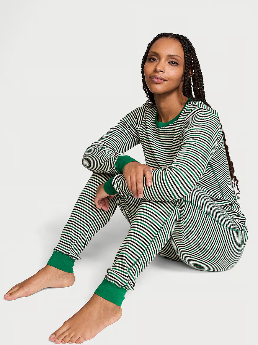 Thermal Long Pajama Set | Victoria's Secret (US / CA )