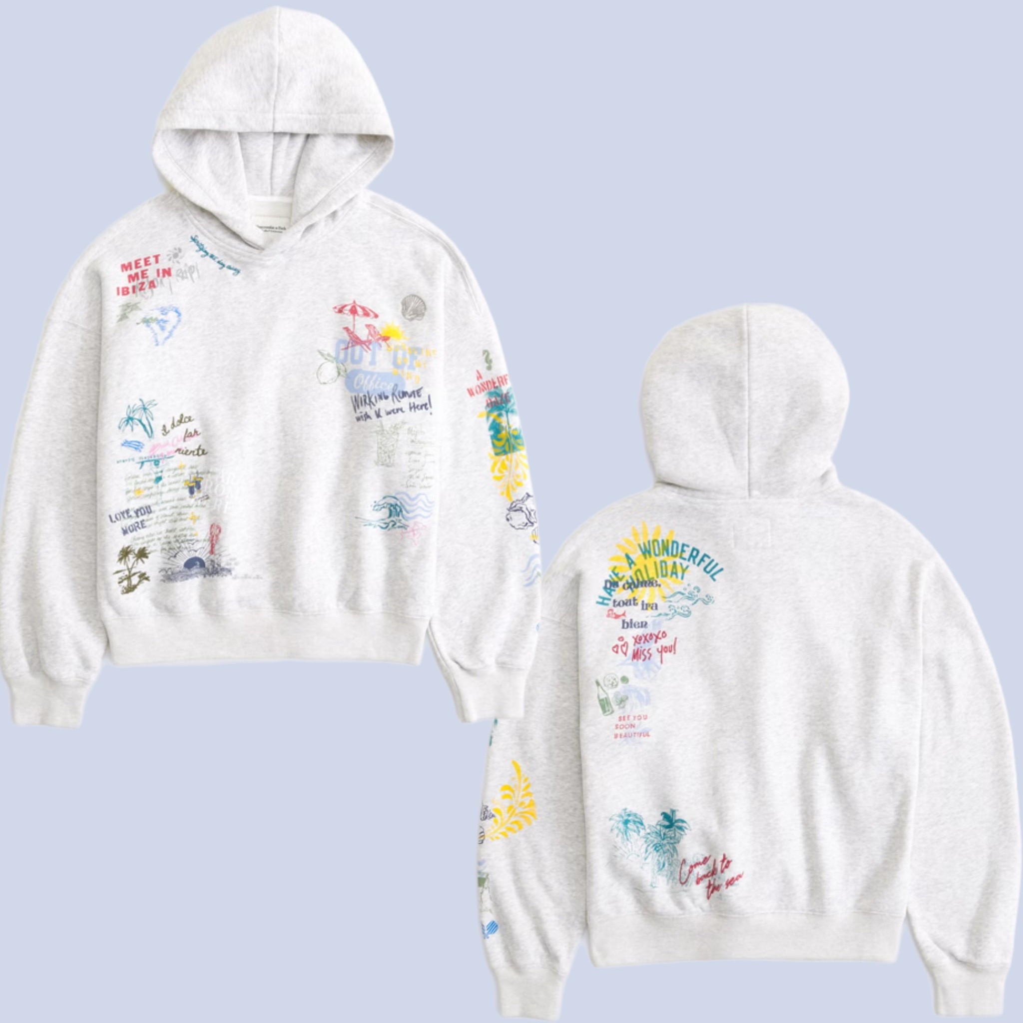 OBSESSED with this Abercrombie new hoodie! This screams summertime! 🐚 

It’s also on sale right now! 

#LTKTravel #LTKSeasonal #LTKSaleAlert