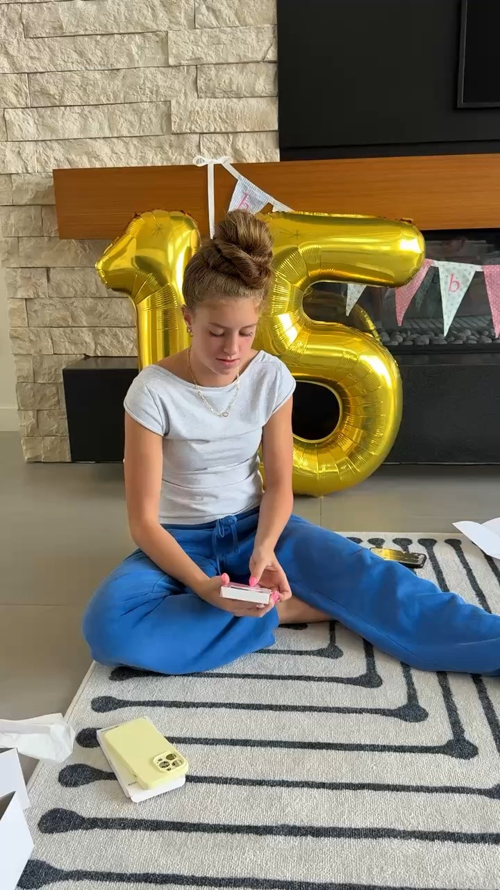 She was so excited about this!