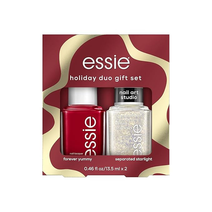 essie nail polish, vegan, holiday 2 piece nail polish gift set, 1 kit | Amazon (US)