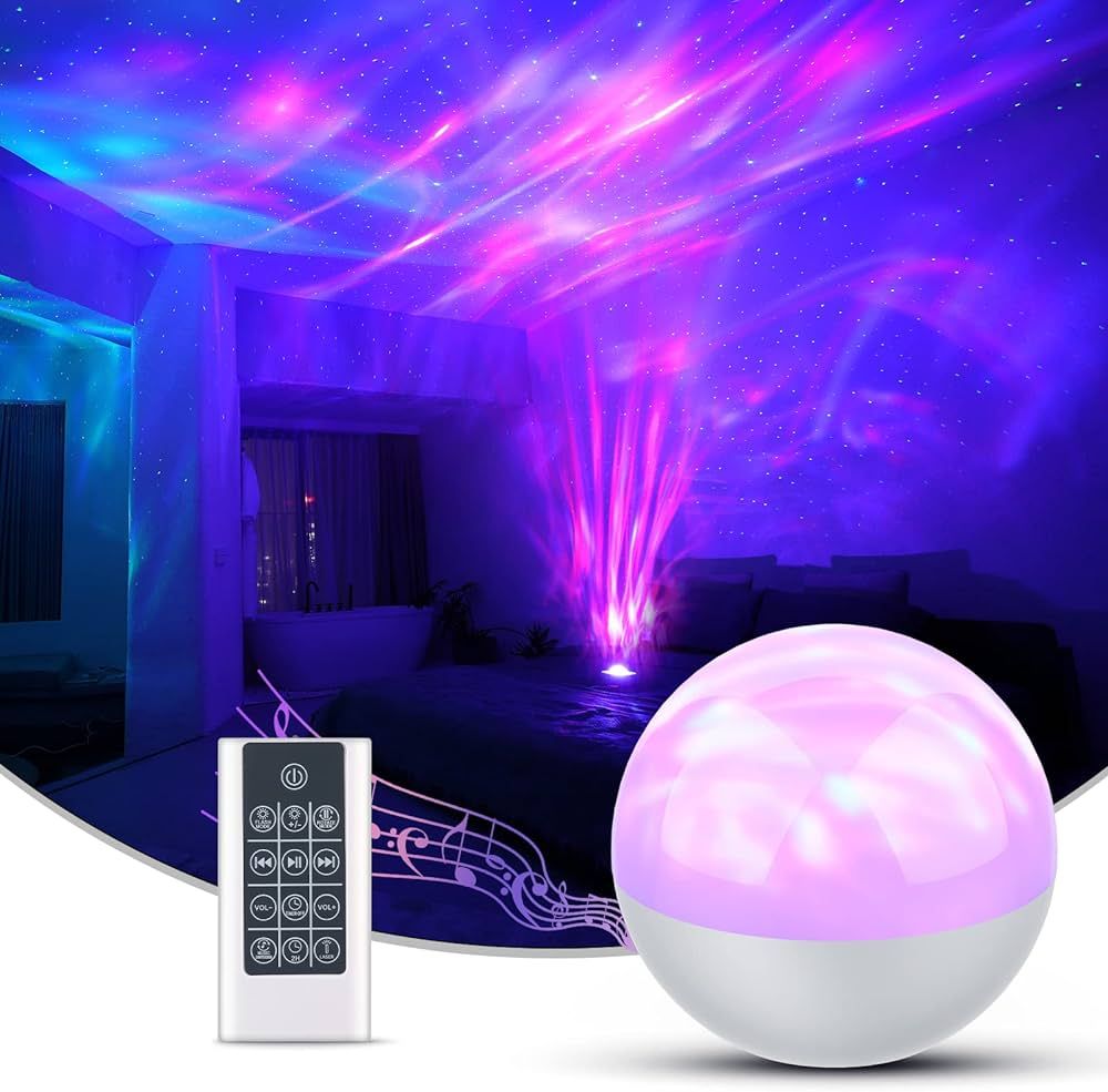 Galaxy Projector for Bedroom,Star Projector Night Light for Kids with White Noise and Bluetooth M... | Amazon (US)