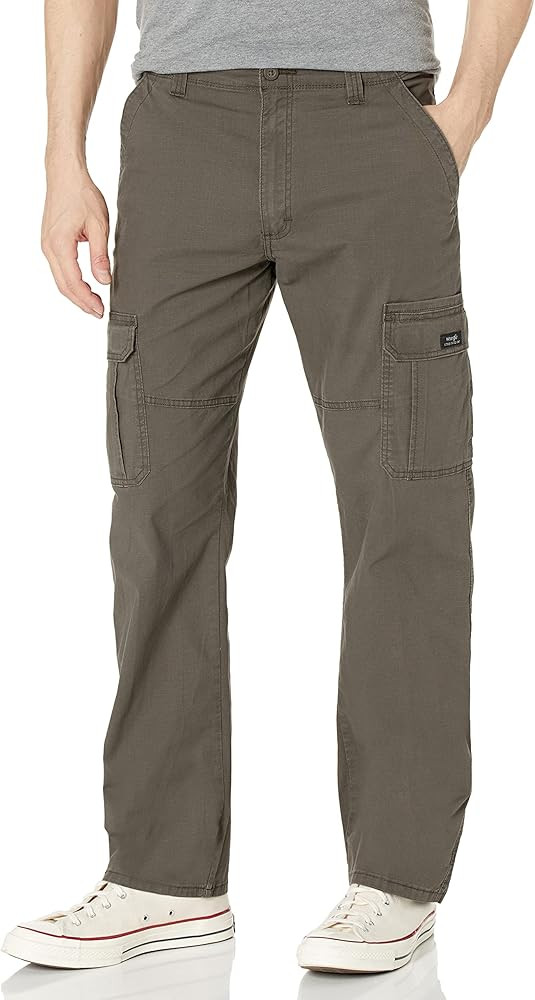Wrangler Authentics Men's Relaxed Fit Stretch Cargo Pant | Amazon (US)