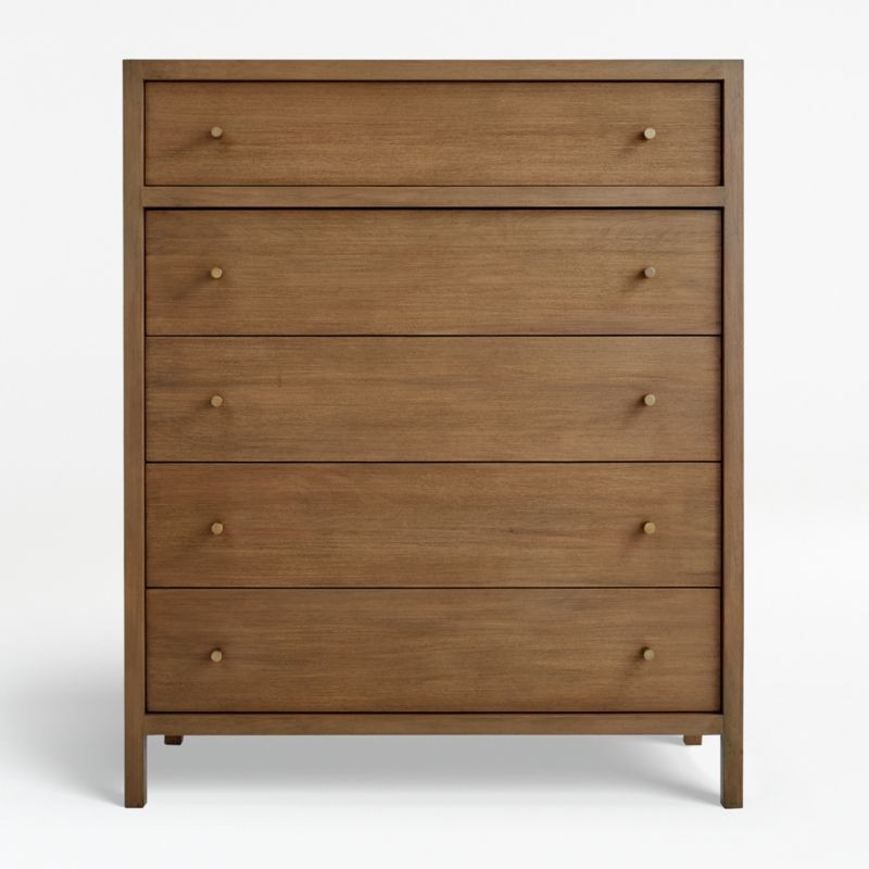 Keane Driftwood 5-Drawer Chest + Reviews | Crate & Barrel | Crate & Barrel