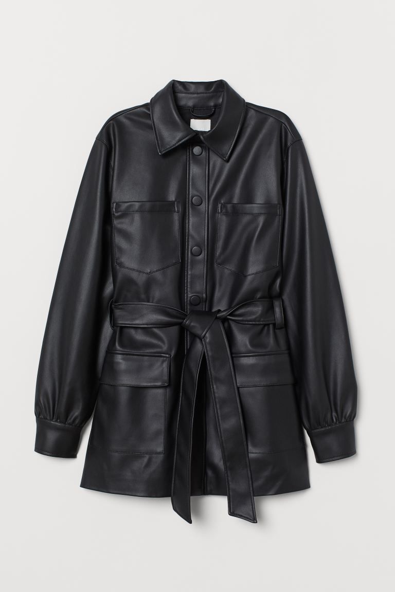 Jacket with Tie Belt | H&M (US + CA)