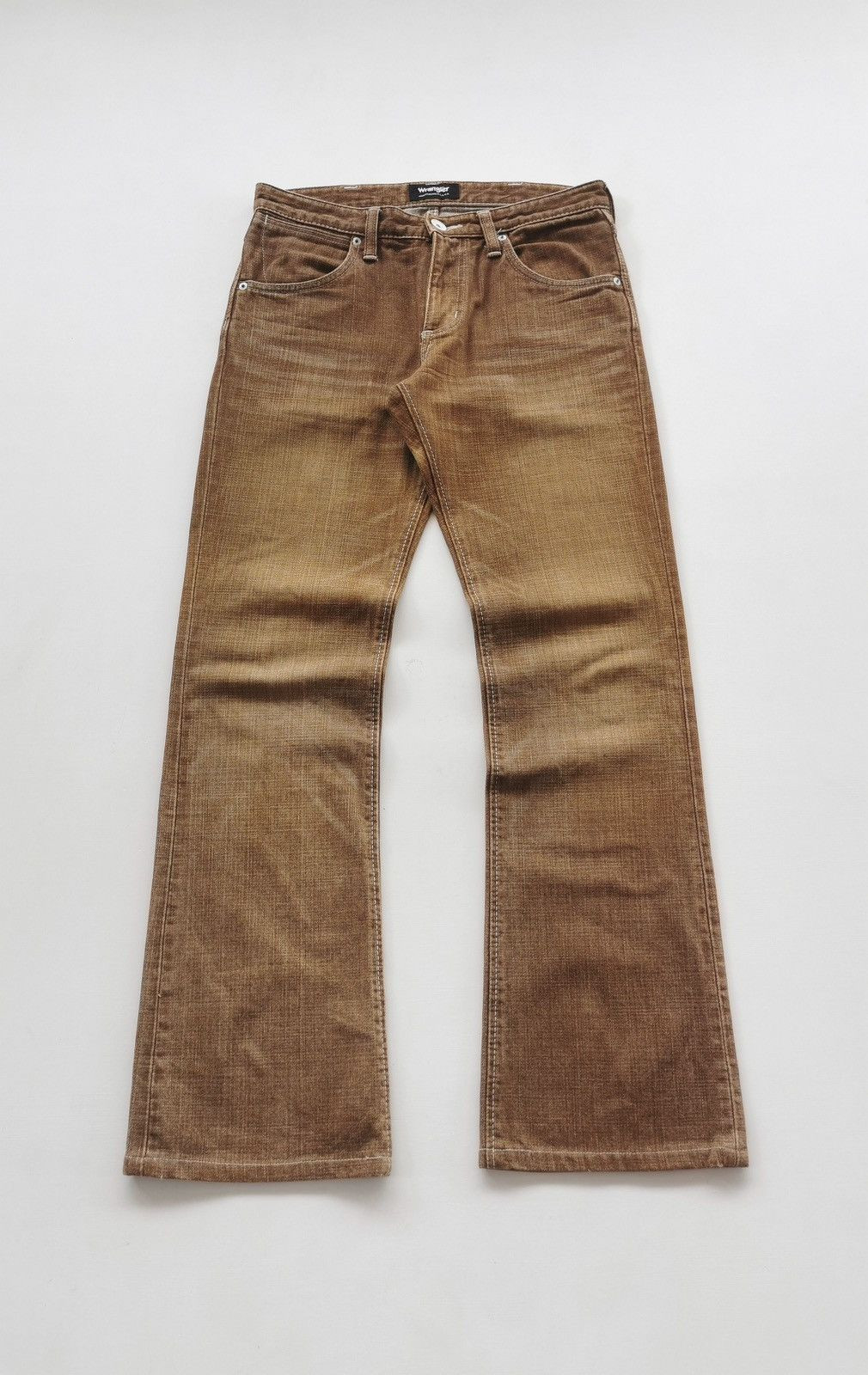 Japanese Brand × Jean × Wrangler Wrangler Bootcut Brown Jeans | Grailed | Grailed
