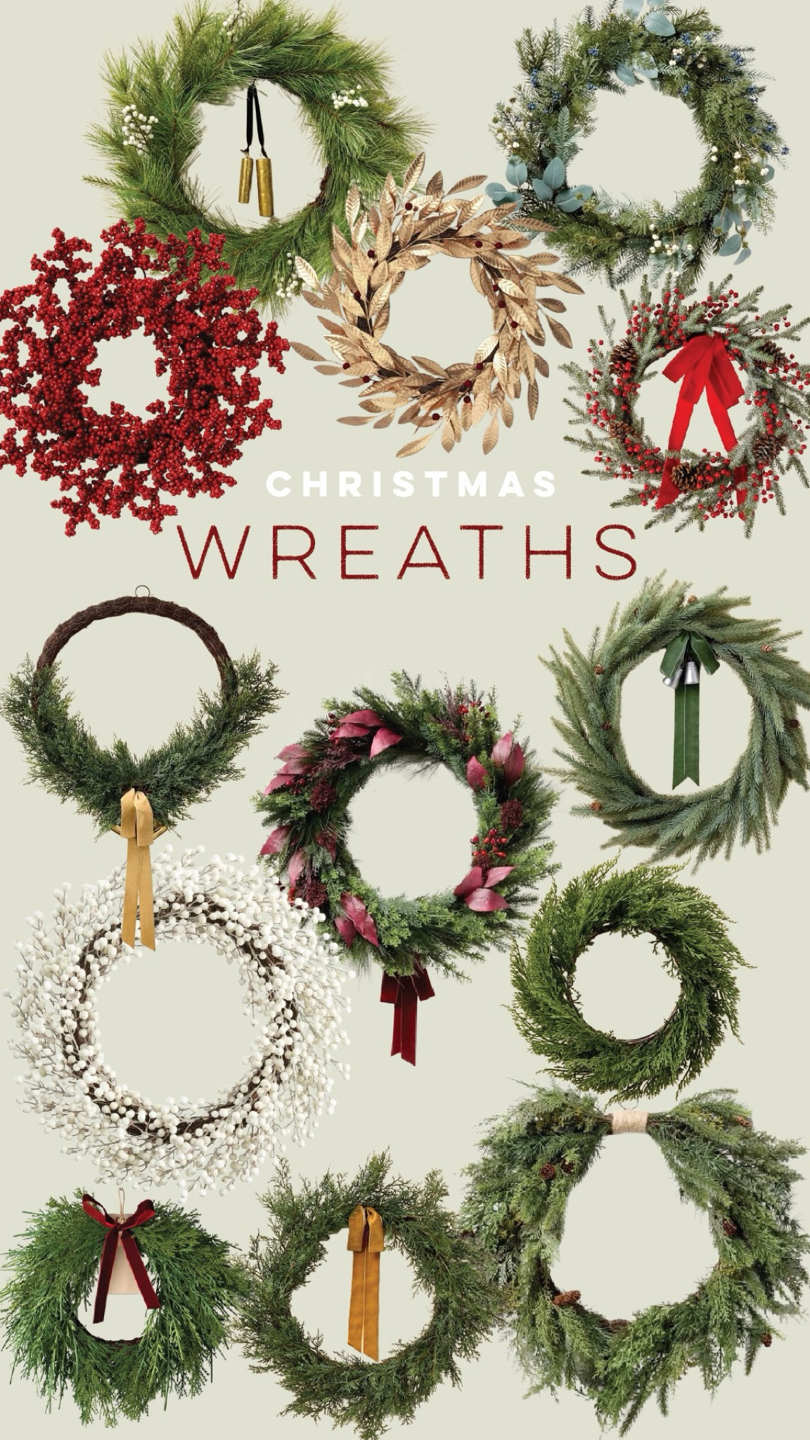 From classic greens to berries and bows, these wreaths are more than just door decor! Hang them on chairs, mirrors, or wherever your holiday heart desires!

#WreathMagic #HolidayDecor #MerryAndBright 

#LTKSeasonal #LTKHome #LTKHoliday