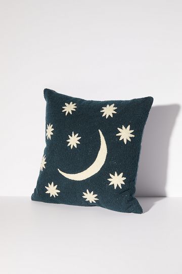 Mike Willcox UO Exclusive Moon Crewel Throw Pillow | Urban Outfitters (US and RoW)