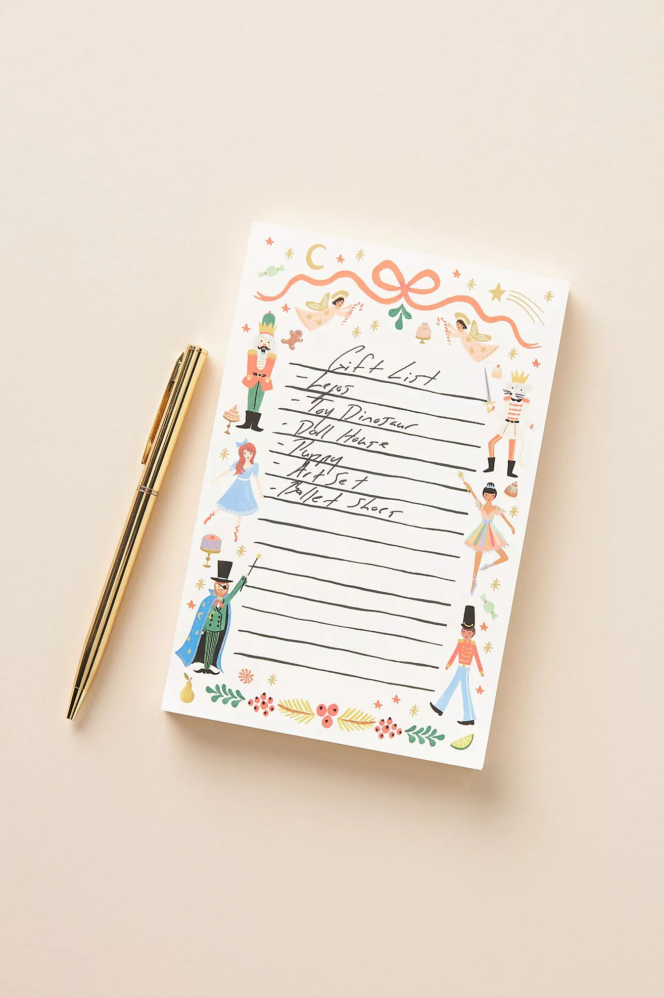 Rifle Paper Co. Holiday Notepad | Anthropologie (US)