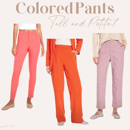 Colored office friendly pants that come in tall and petite

#LTKFindsUnder50 #LTKWorkwear #LTKSaleAlert