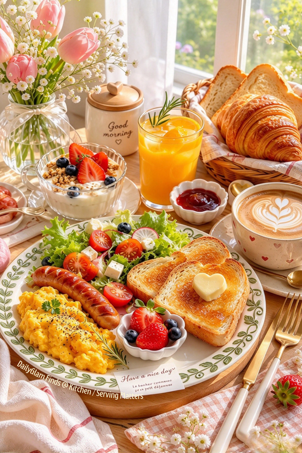 White Floral Edge Serving Plate | Beautiful Breakfast & Brunch Servingware

#BreakfastPlate #BrunchPlatter #TableSettingInspo #KitchenDecor #CuteDinnerware 

 #LTKHome