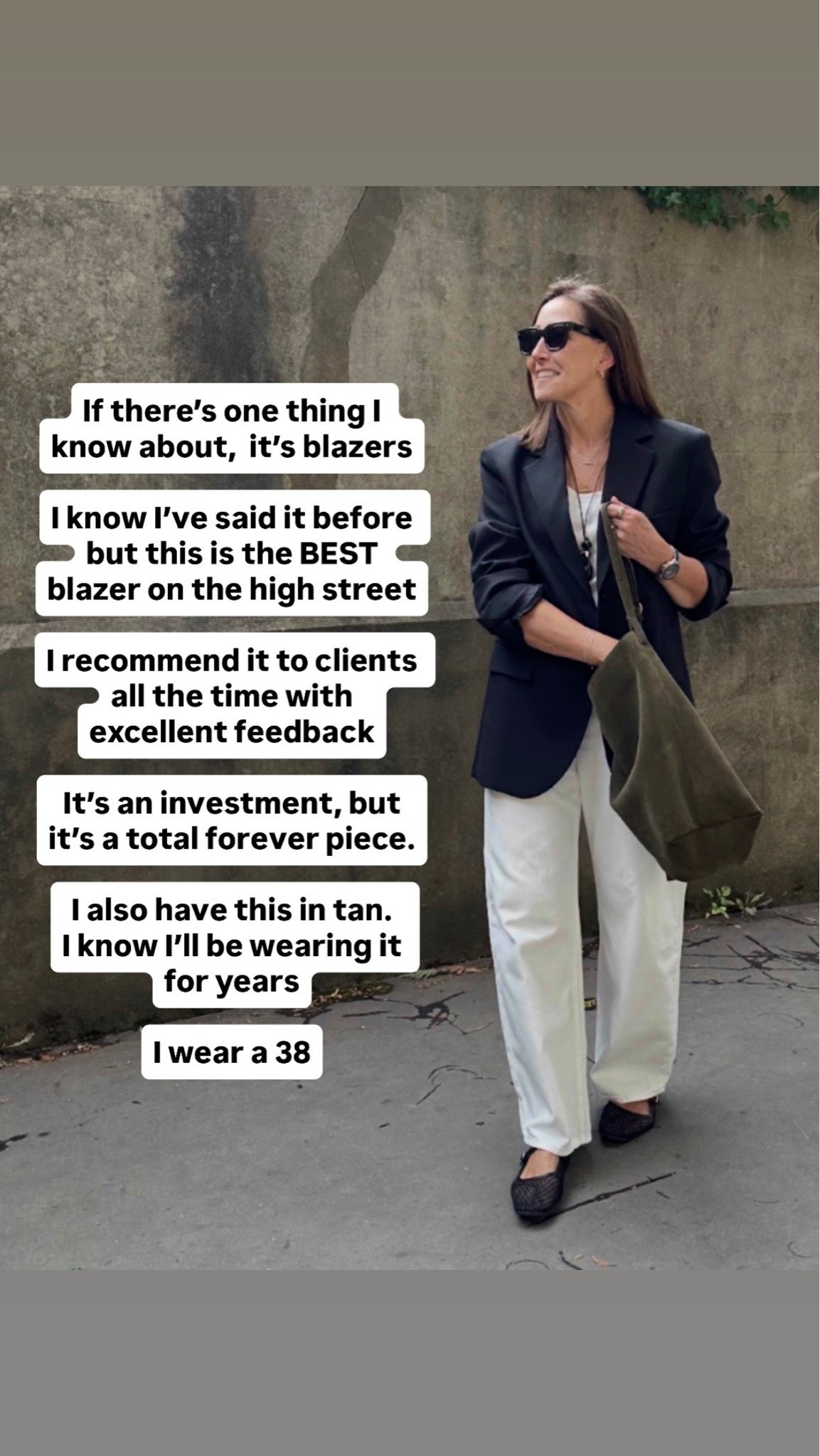 An outfit combo I wear most years. White jeans and black blazer is a classic you can rely on.
I wear a 38 blazer, 26/31 jeans

#LTKautumn #LTKover50style #LTKstyletip
