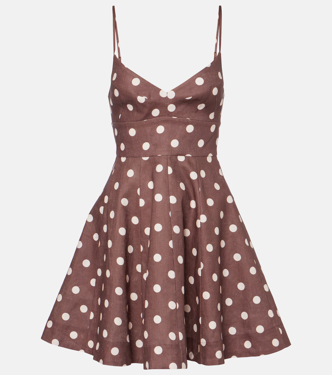 Acacia polka-dot linen minidress | Mytheresa (US/CA)