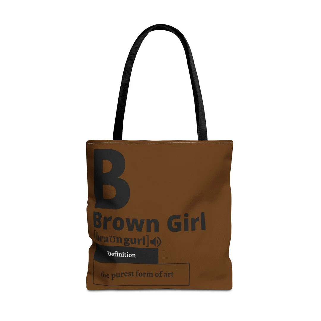 Brown Girl Tote, Melanin, Ethnic, Multicultural Tote, Black Girl Tote, Girls Trip, Sister Gift, G... | Etsy (US)