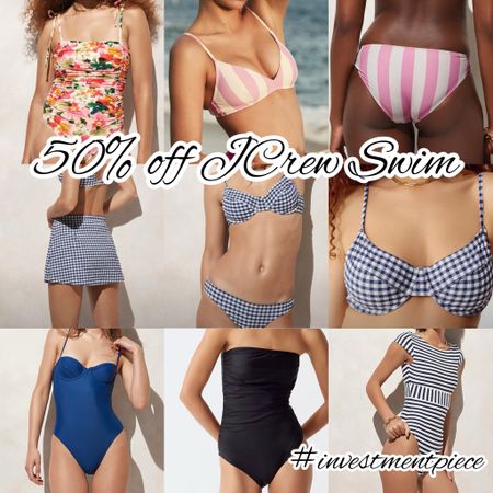 Today only get 50% off select swim @jcrew I LOVE swim - I live in it. I wear them as body suits. This is what’s in my bag currently #investmentpiece 

#LTKswim #LTKfindsunder100 #LTKsalealert