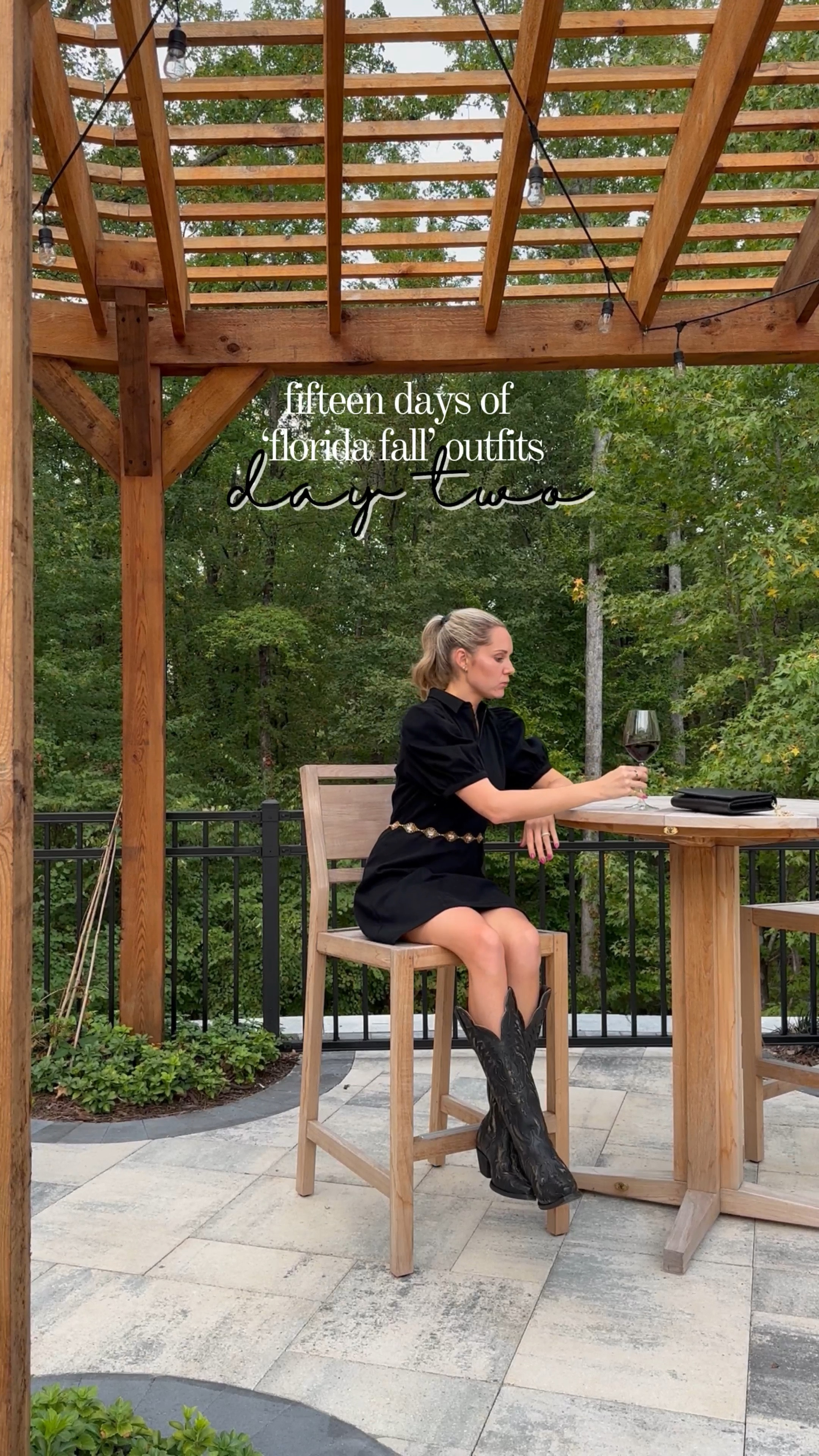 Fifteen days of ‘Florida Fall’ outfits - day two. This puff sleeve zip dress is a recent find & I paired it with these @danpostbootco that are stunning! #danpostpartner 

#LTKVideo #LTKShoeCrush #LTKStyleTip