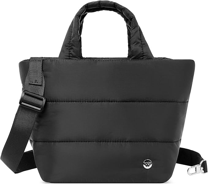 WESTBRONCO Small Puffer Bag Quilted Crossbody Bags for Women Puffy Purse Nylon Shoulder Handbag w... | Amazon (US)