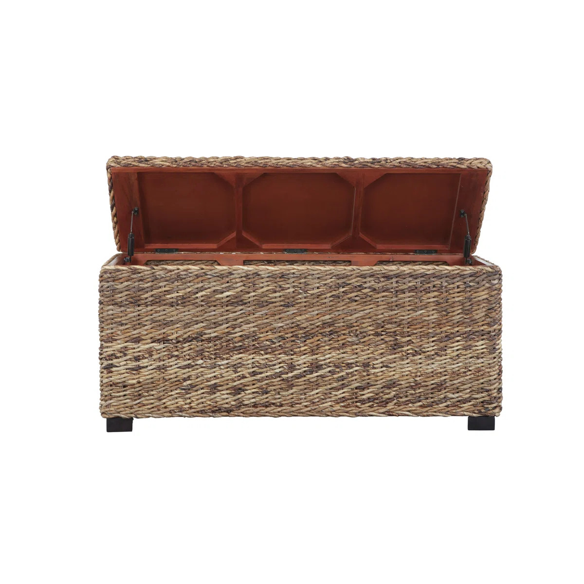 Berndt Woven Storage Bench | Wayfair North America