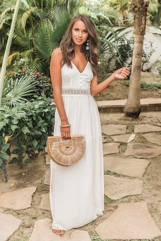 Magic Of New Beginnings Maxi Dress White | The Pink Lily Boutique