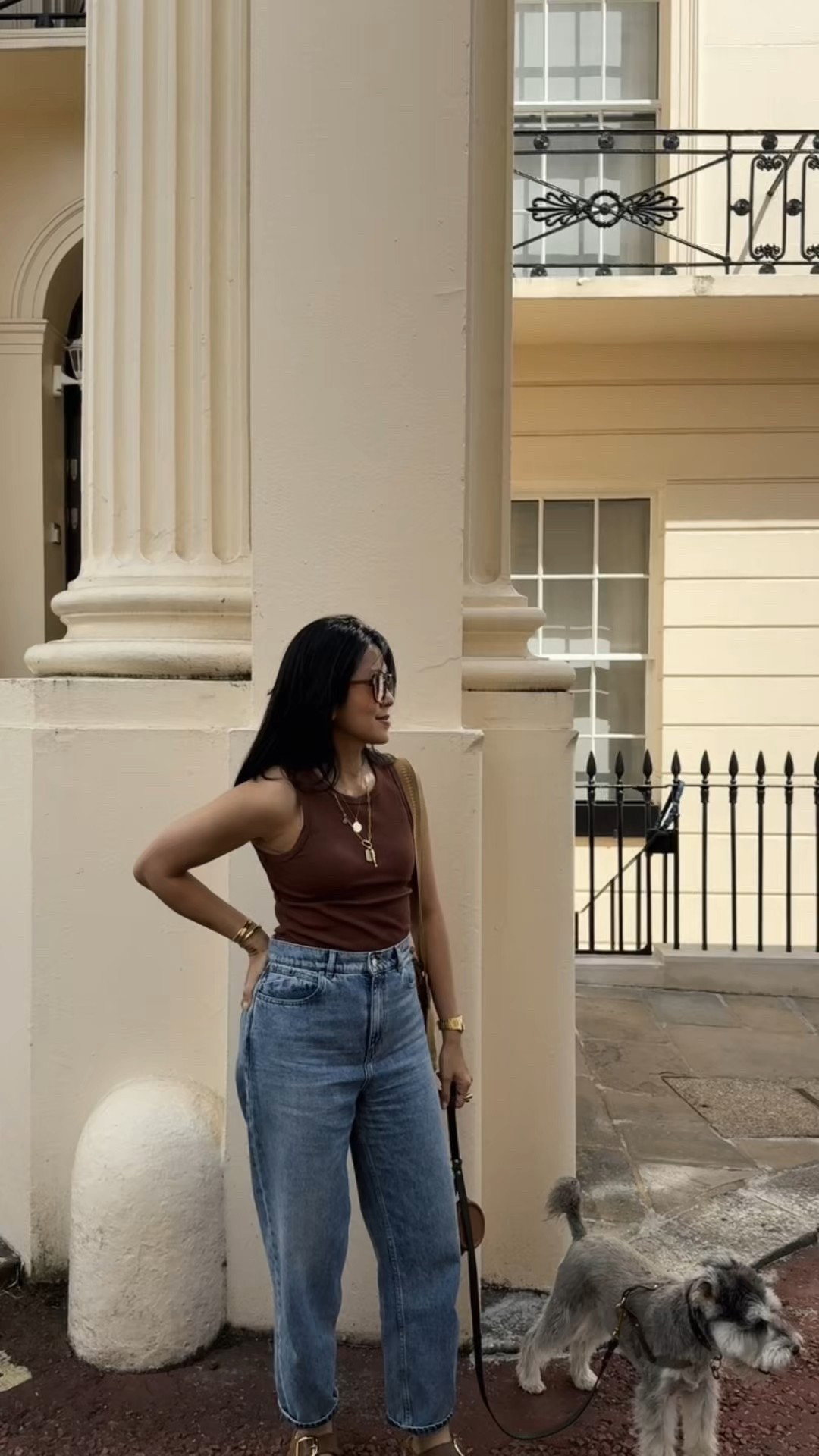 Summer basics at the ready. The perfect brown tank and softest barrel jeans. 



#LTKover50style #LTKeurope