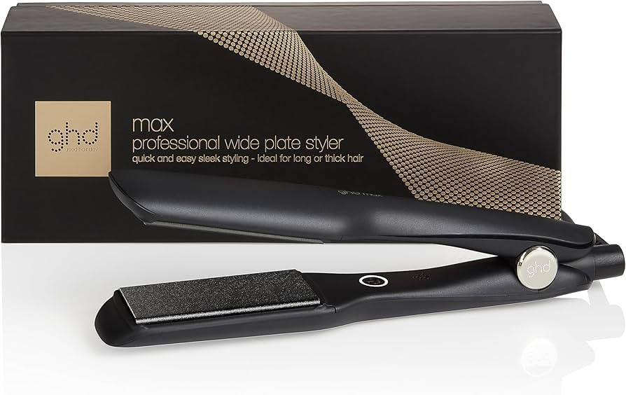 ghd Max Professional Hair Straightener, Wide 1.65" Styling Plates for Quick Easy Styling, Frizz F... | Amazon (UK)
