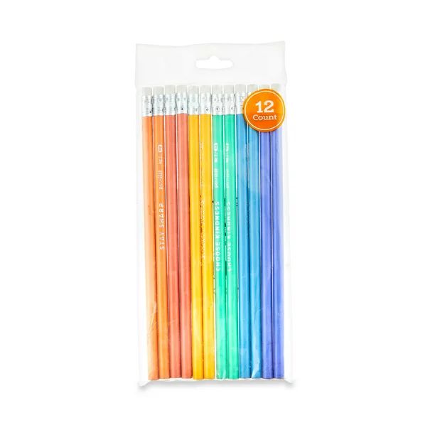 Pen + Gear No. 2 Wood Pencils, Motivational Phrases & Puns, Assorted Colors, 12 Count | Walmart (US)