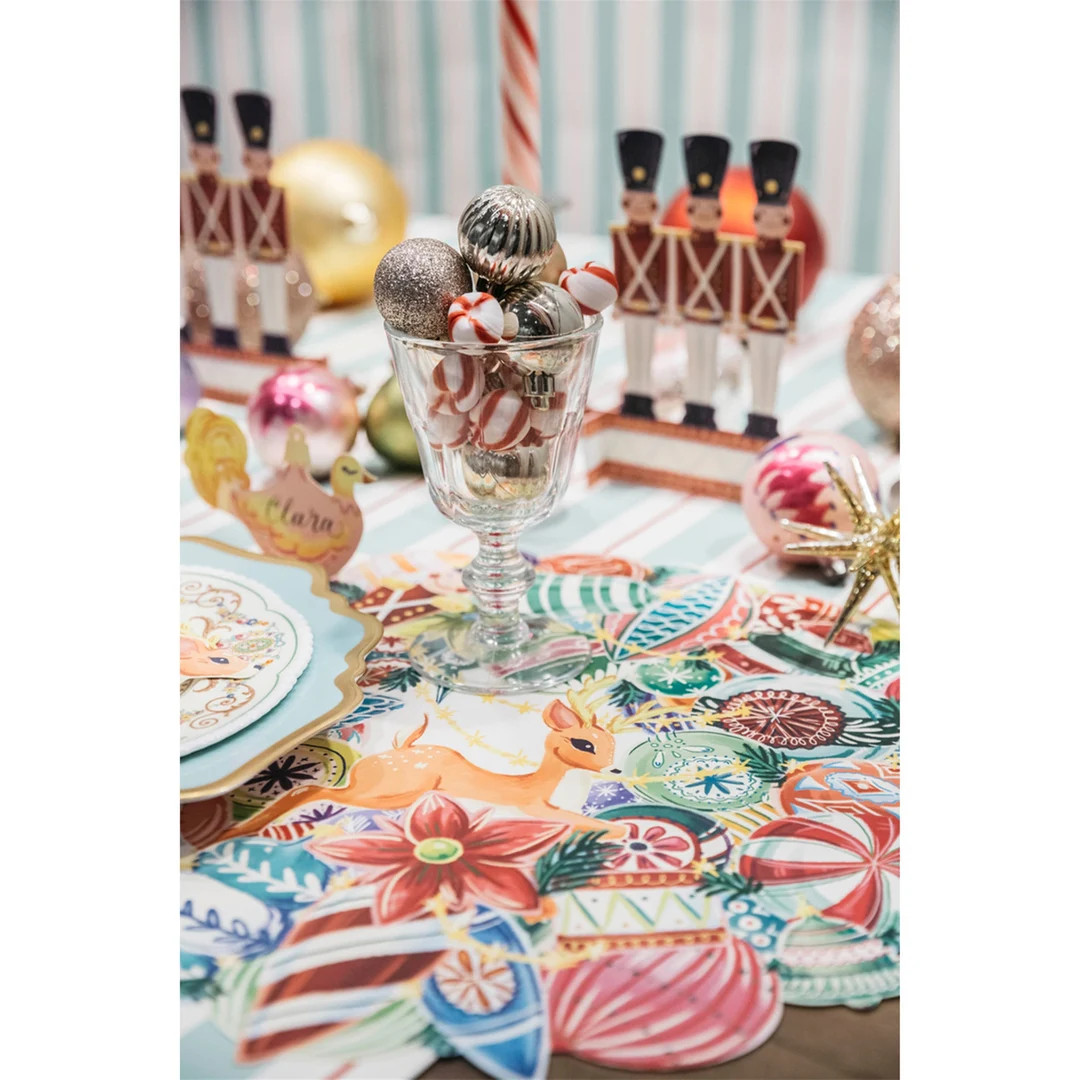 Yuletide Wreath Placemat Table Decor Holiday Table Setting - Etsy | Etsy (US)