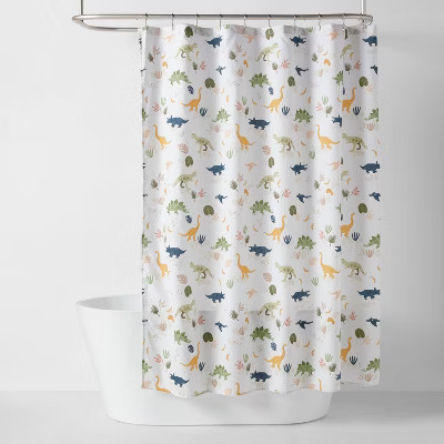 Dinosaur Kids' Shower Curtain - Pillowfort™ | Target