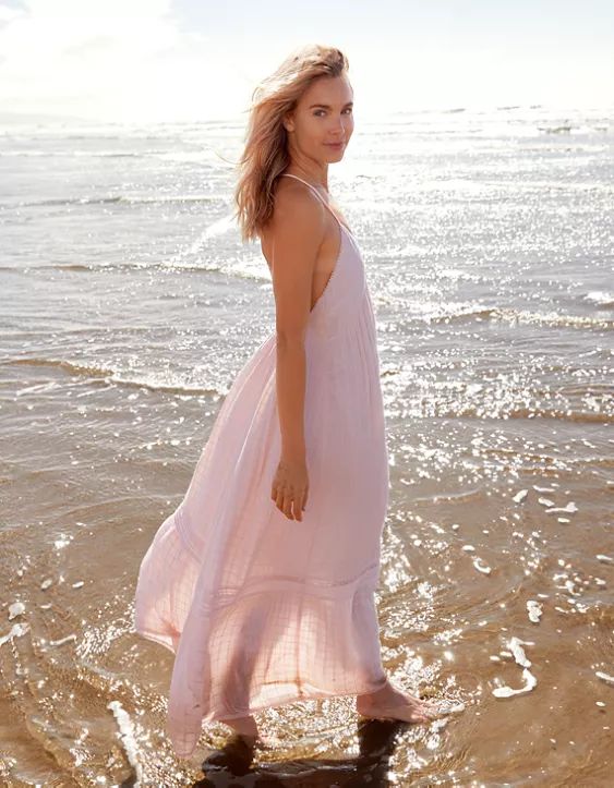 Aerie Low Back Maxi Dress | American Eagle Outfitters (US & CA)