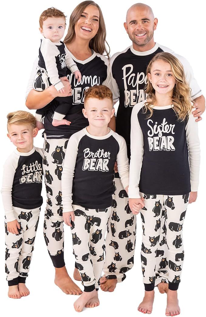 Lazy One Matching Family Pajama Sets for Adults, Kids, and Baby (Family Bear) | Amazon (US)