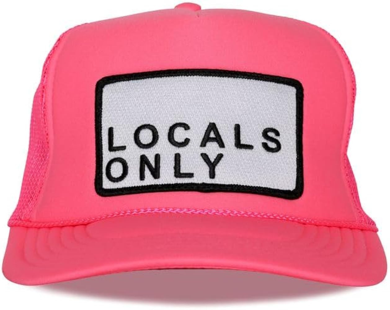 Friday Feelin' Locals Only Trucker Hat - Adjustable Baseball Cap with Mesh Snapback, Summer Truck... | Amazon (US)