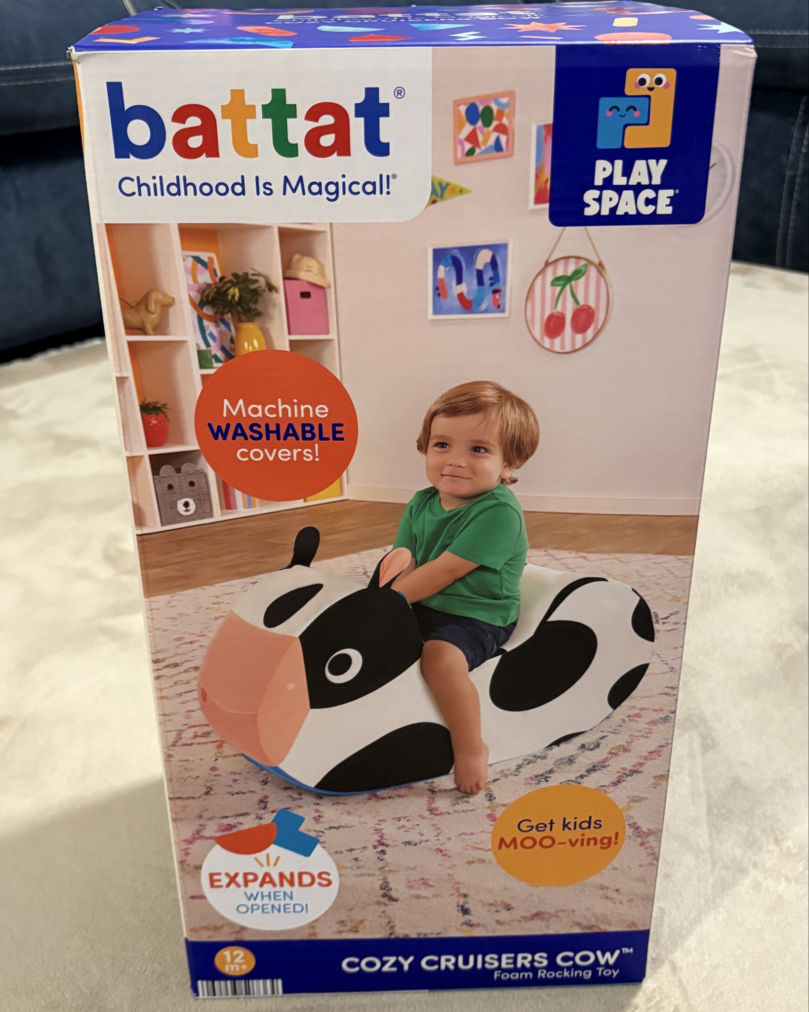 NEW RELEASE ALERT ‼️ This foam rocker from battat can be used as a rocking “cow,” a lounger or even a little book nook! The cover is removable for easy washing. It’s soo soft and marketed for 12m+. My daughter is 2 and she absolutely loves it. This came in a scooter version as well but it’s already sold out so do not wait on the cow! Christmas is coming 🏃🏻‍♀️ 💨 

#giftideasfortoddlers #toddlergiftidea #christmasgift #battat #walmartfinds 

#LTKBaby #LTKKids #LTKSeasonal