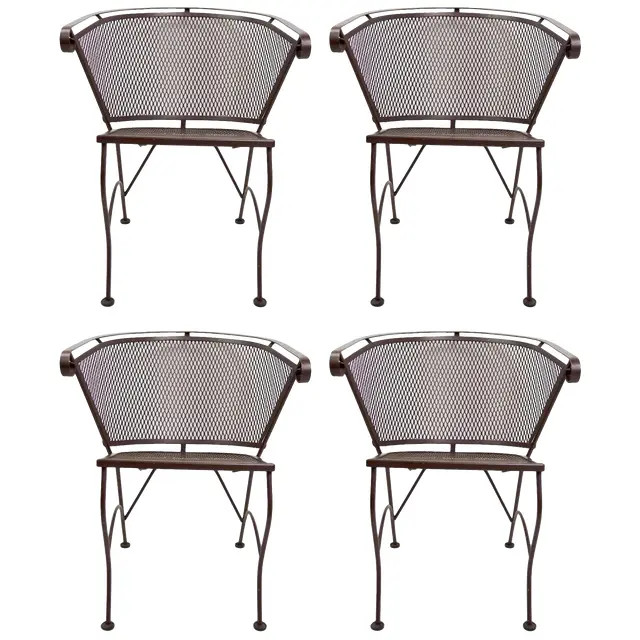 Dining Chairs in the Style of Salterini - Set of 4 | Chairish