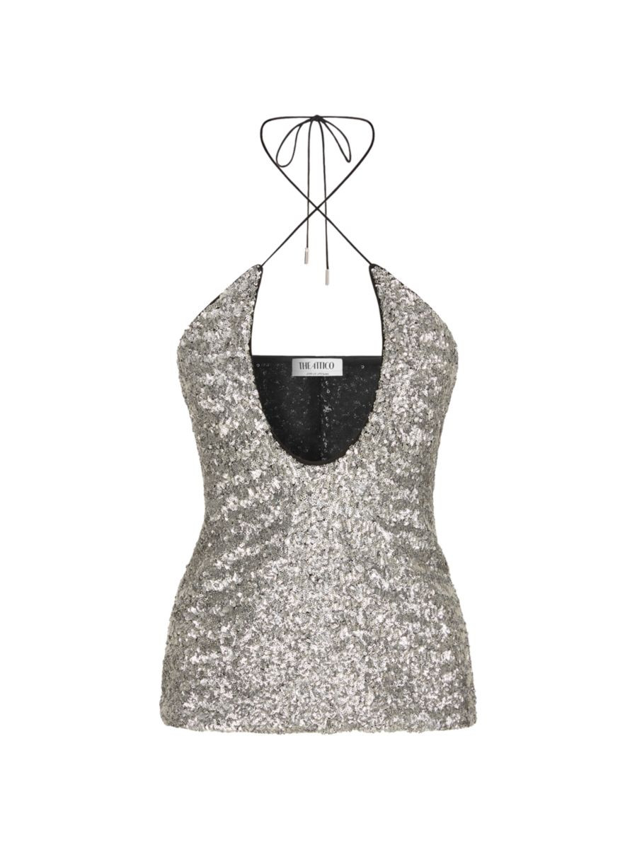 Alix Sequin Halter Top | Saks Fifth Avenue