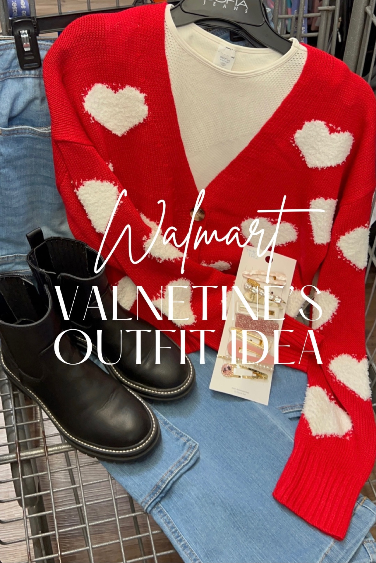 Walmart casual Valentine’s outfit. 

#LTKfindsunder50 #LTKstyletip #LTKSeasonal